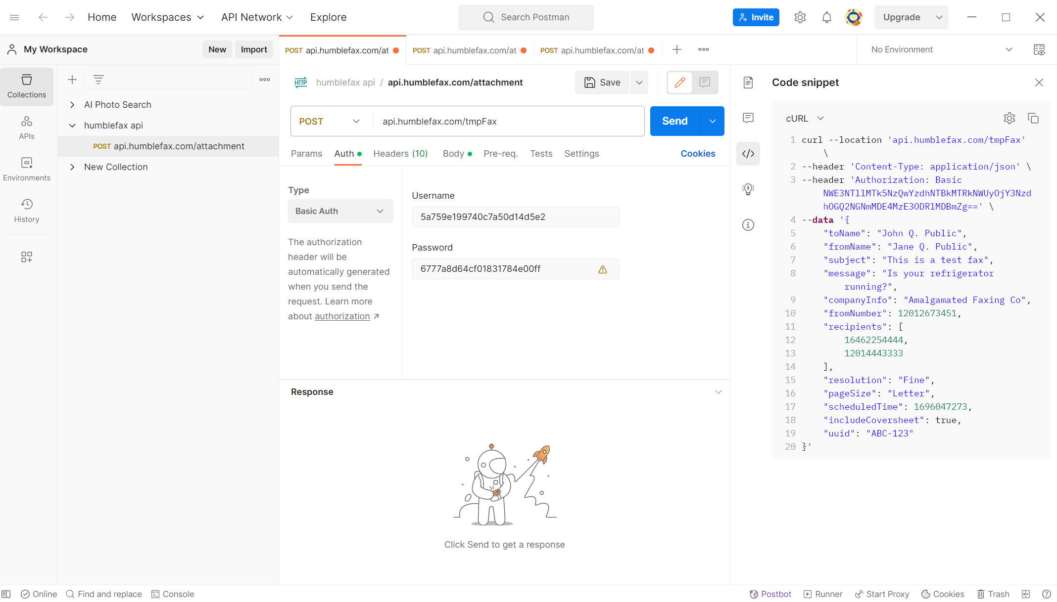 HumbleFax API Documentation